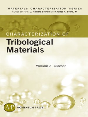cover image of Characterization of Tribological Materials
